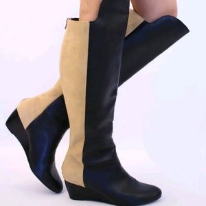 Black and tan otk boots